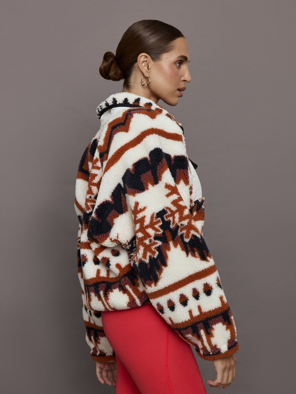 Rocky Ridge Pullover - Red/Orange