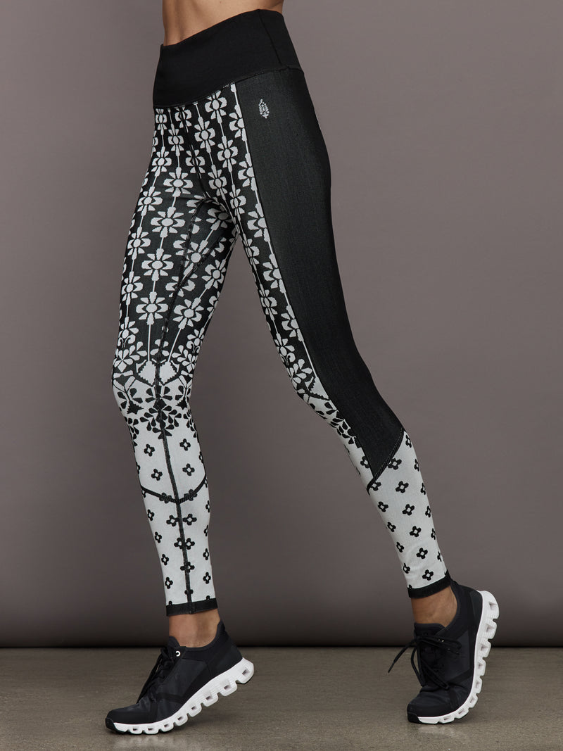 Myoko Jacquard Legging - Onyx