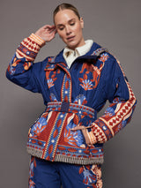 Nature Beauty Ski Jacket - Blue