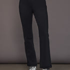 Black softshell ski pant on model, front view to mid calf.