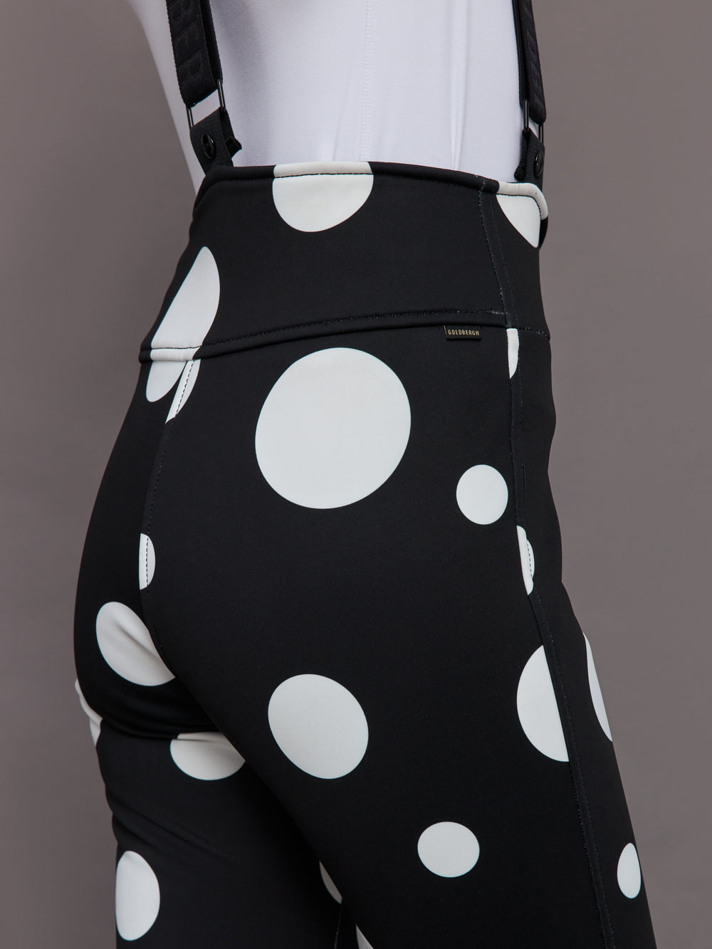 Ballon Ski Pants - Dot Black