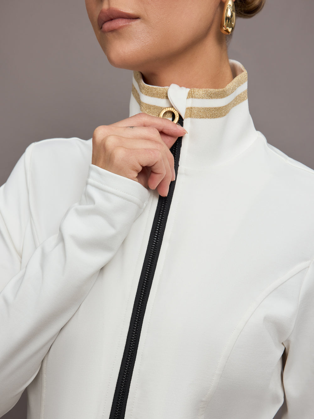 Diane Ski Pully - Cream