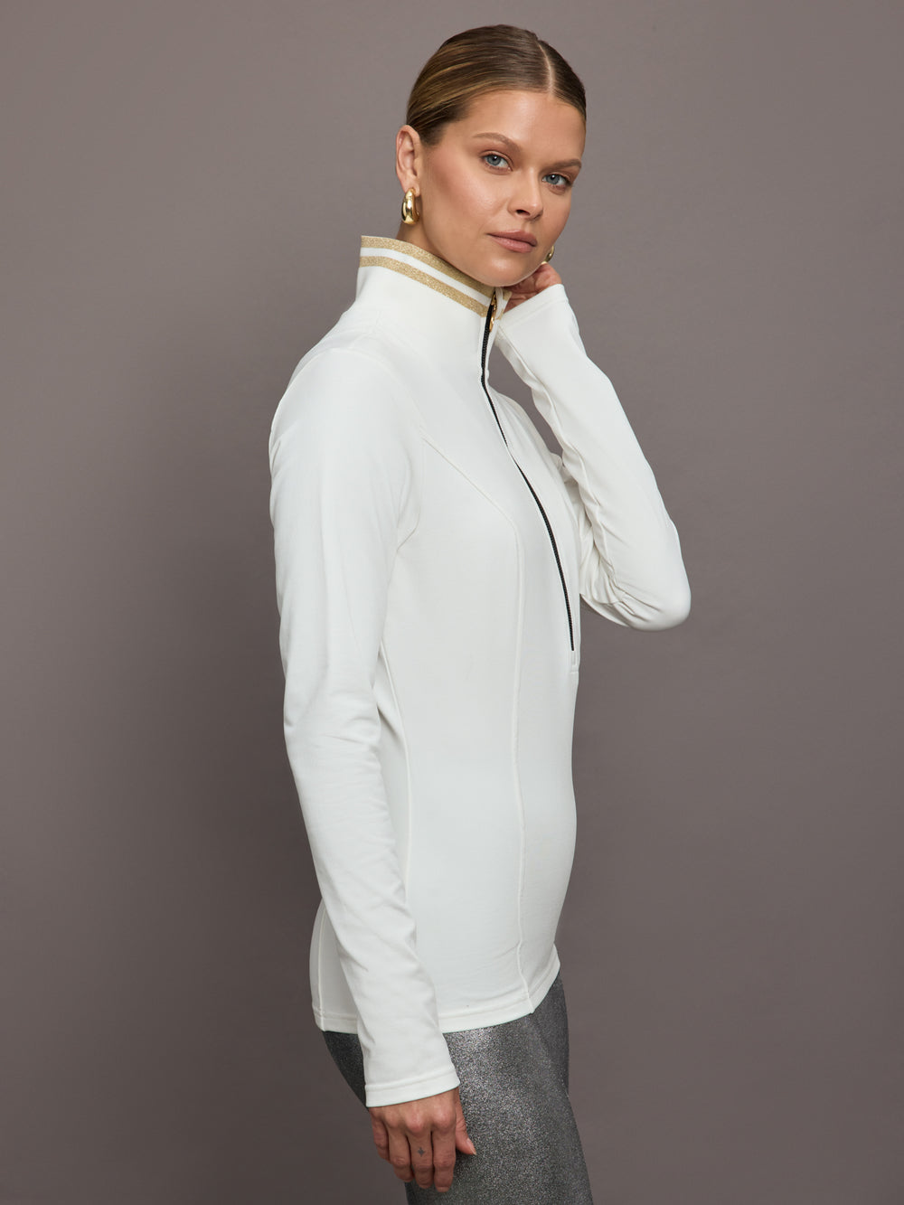 Diane Ski Pully - Cream