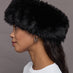 Froid Fluffy Headband  - Black