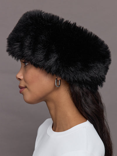 Froid Fluffy Headband  - Black