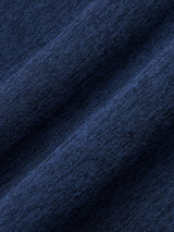 Mock Neck Long Sleeve in Soft Luxe - Heather Navy Blazer