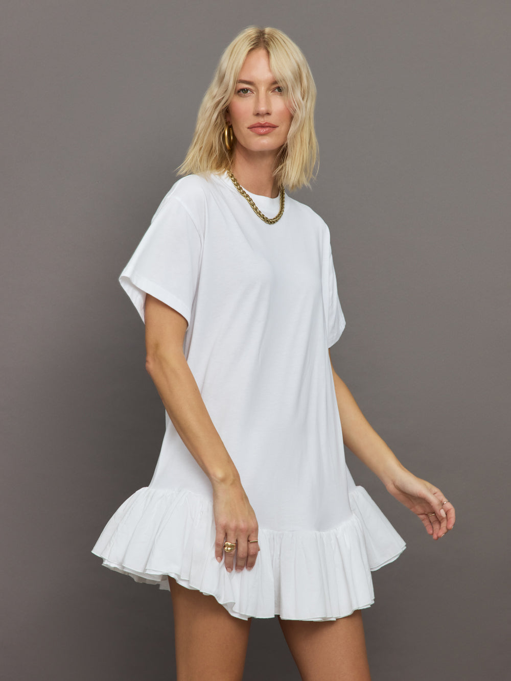 Morgan Dress - White