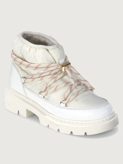 Biker Puffer - Off White