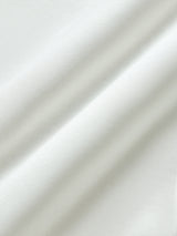 Wide Leg Track Pant in Scuba - Ivory