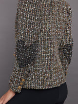 Happy Hour Blazer Boucle - Glitter Black