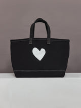 The Tote Imperfect Heart - Black/White