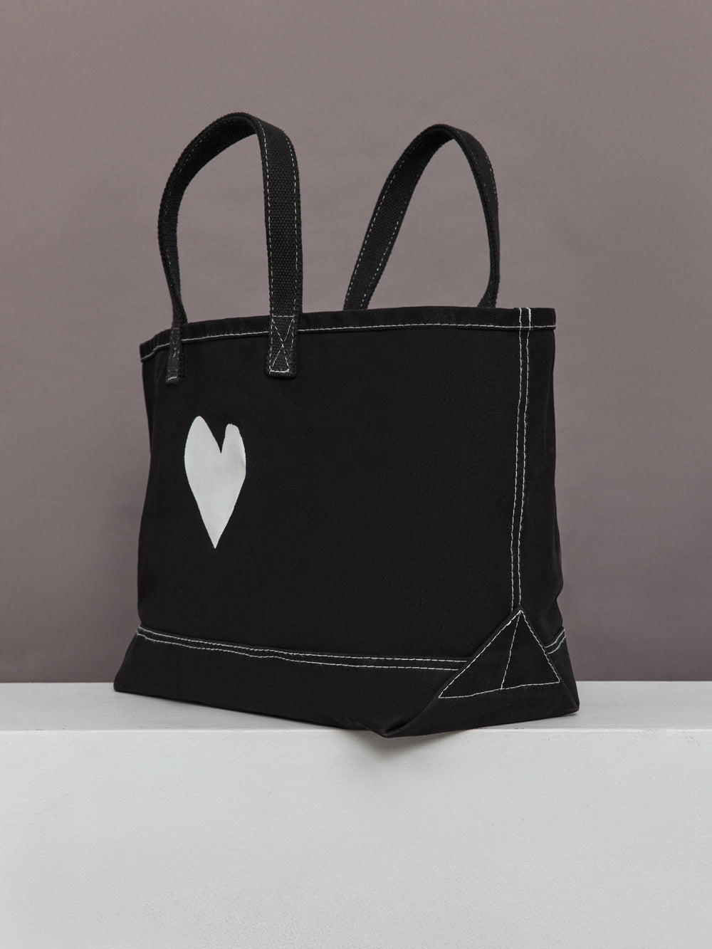 The Tote Imperfect Heart - Black/White