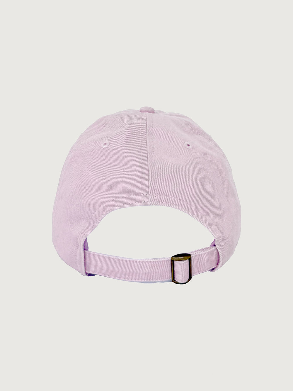 Lavender cap with a white heart design.