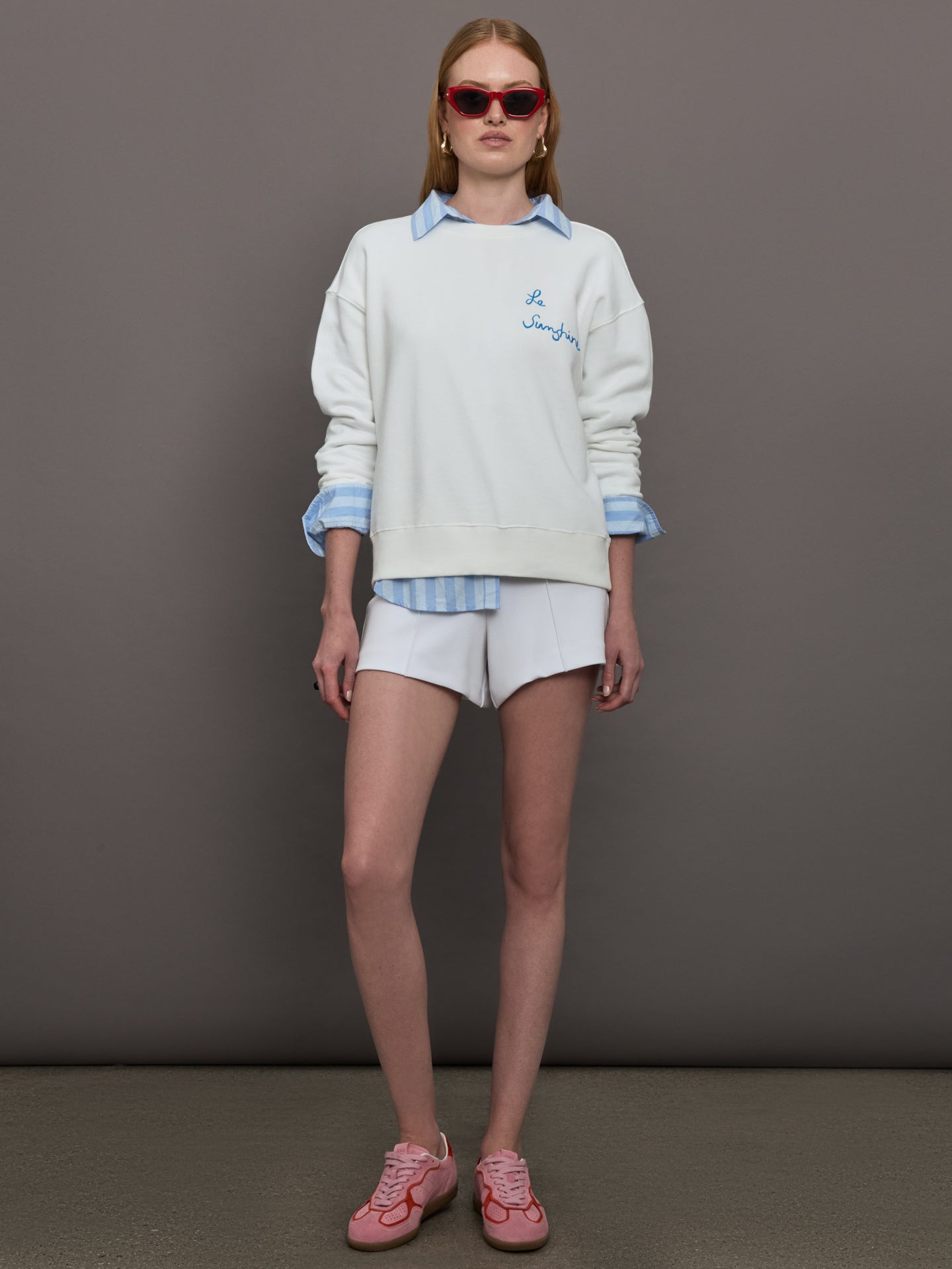 Ex-Boyfriend Le Sunshine Sweatshirt - White – Carbon38