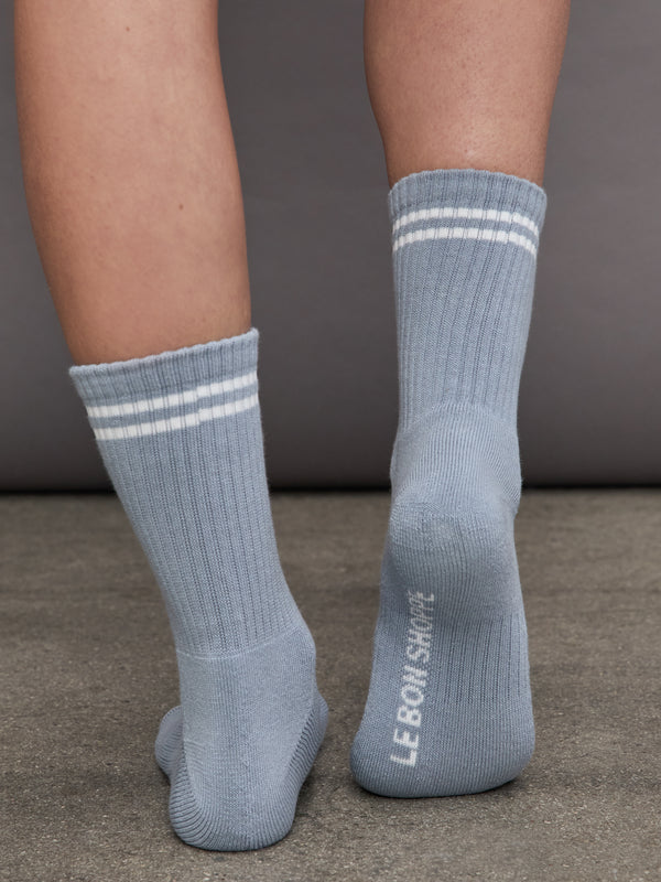 Boyfriend Socks - Blue Grey