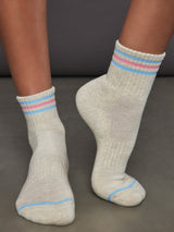 Girlfriend Socks - Bright Grey