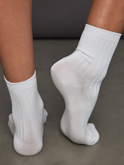 Her Socks - Classic White