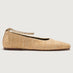 Augusta Ballet Flat - Light/ Pastel Brown