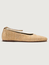 Augusta Ballet Flat - Light/ Pastel Brown