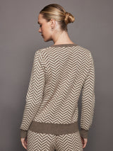 Grayling Top - Brown/Wheat