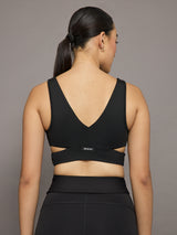 Ascent Wrap Bra - Black