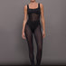Cabaret Stirrup Jumpsuit - Black