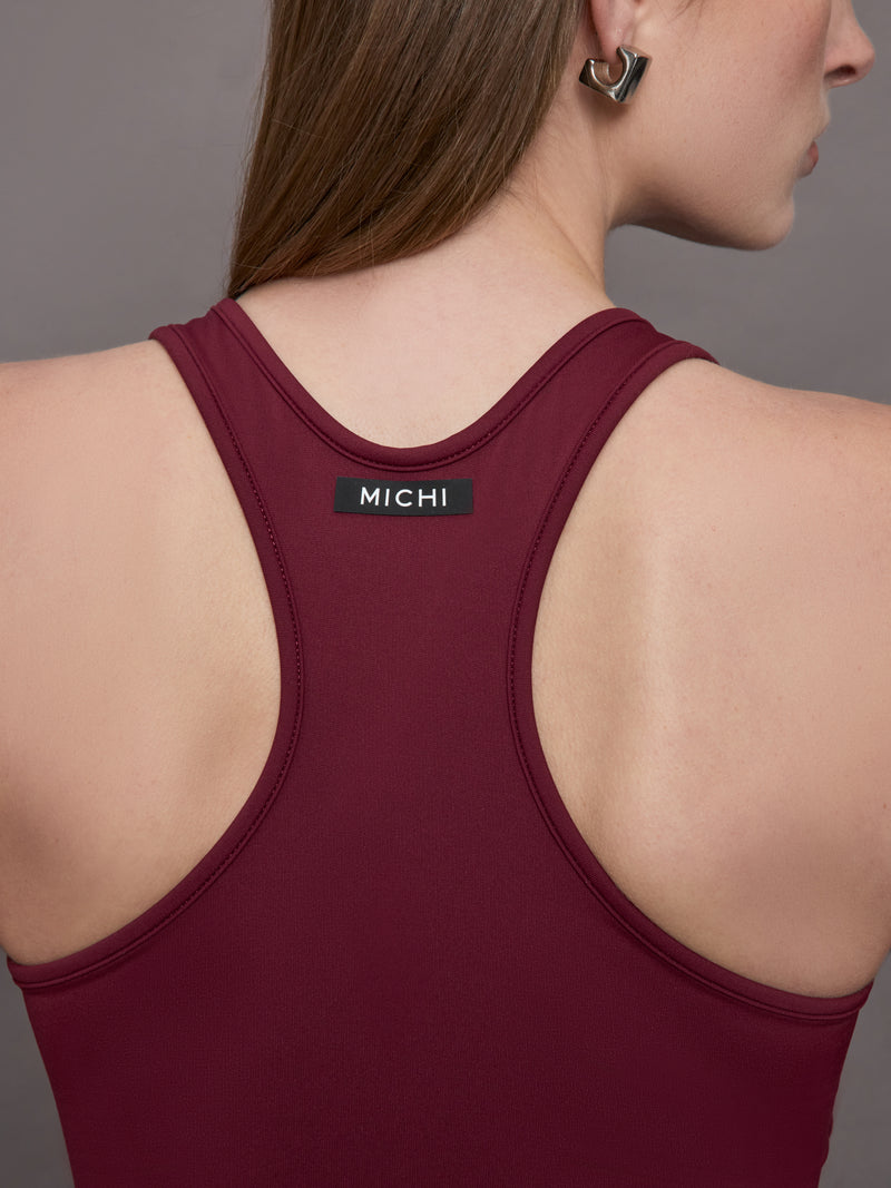 Instinct Longline Bra - Burgundy