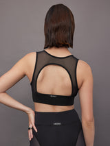 Solstice Longline Bra - Black