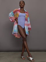 Chevron Top - MACRO MULTI DEGRADE CHEVRON