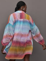 Chevron Top - MACRO MULTI DEGRADE CHEVRON