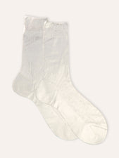 One Ribbed Laminated Sock