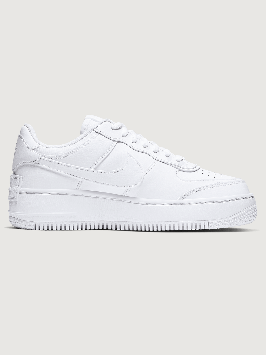 Nike Air Force 1 Shadow - WHITE/WHITE-WHITE – Carbon38