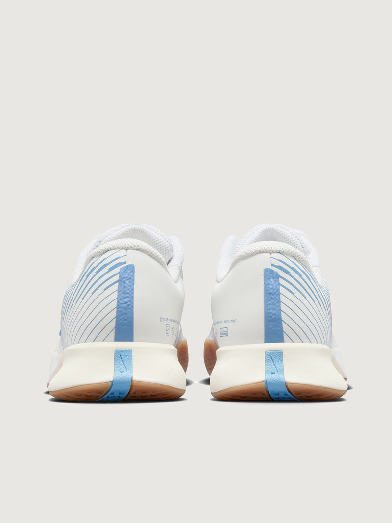 NikeCourt Air Zoom Vapor Pro 2 - White/Light Blue-Sail-Gum Light Brown