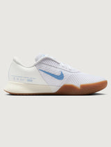 NikeCourt Air Zoom Vapor Pro 2 - White/Light Blue-Sail-Gum Light Brown