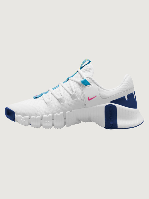 Nike Free Metcon 5 - White/Aquarius Blue-Fierce Pink