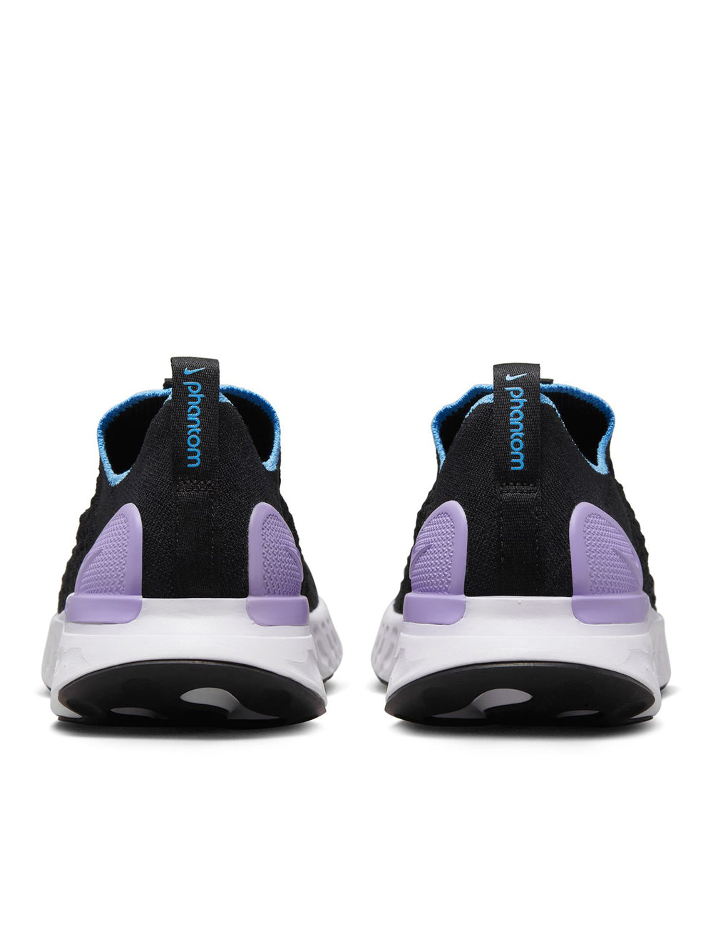 W NIKE REACT PHANTOM RUN FK 2 - Black/Lilac-Barely Grape-University Blue