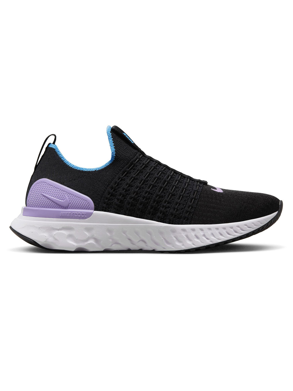 W NIKE REACT PHANTOM RUN FK 2 - Black/Lilac-Barely Grape-University Blue