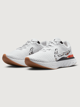 W NIKE REACT INFINITY RUN FK 3 - Platinum Tint/Mtlc Summit Wht