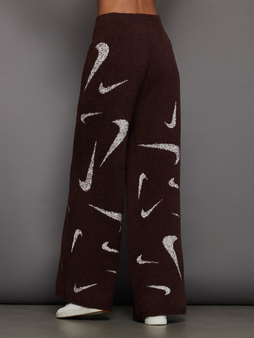 Nike Sportswear Phoenix Cozy Boucle Pant- LT Orewood Brn/Medium Ash