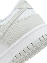 W NIKE DUNK LOW - WHITE/LIGHT SILVER