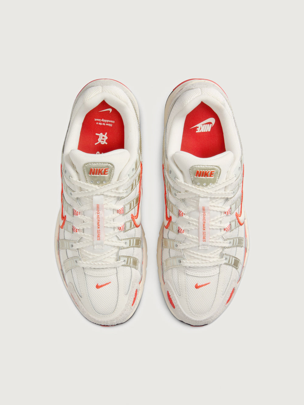 Nike P-6000 - Sail/Picante Red-Pale ivory / Light Bone