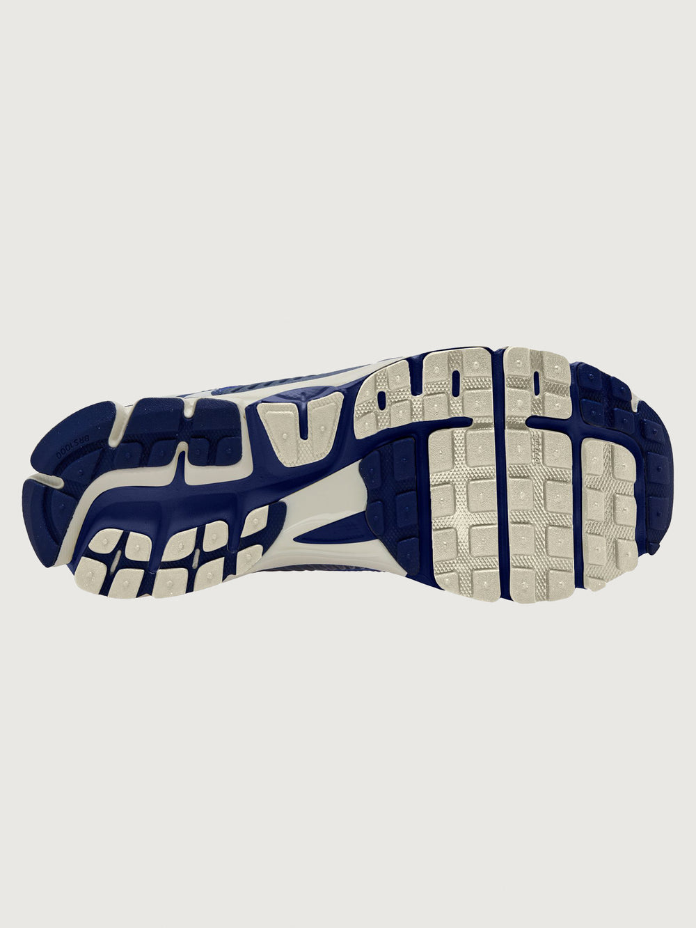 Nike Zoom Vomero 5 MET in Midnight Navy and Sail, outsole traction detail.