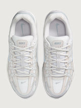Nike P-6000 SE in Summit White and Wolf Grey, top-down pair view.