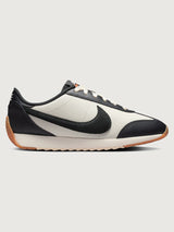 Women’s Pacific Leather trainer in Sail and Off Noir, opposite side profile.