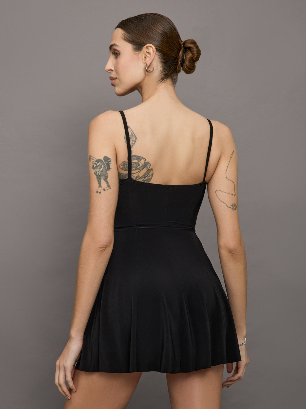 Underwire Pickleball Dress - Black Carbon38 Underwire Pickleball Dress - Black Carbon38