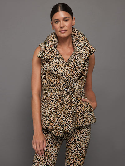 Sleeveless Sleeping Bag Vest - BB Leopard