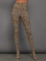 Legging W/ Footie - BB Leopard