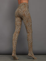 Legging W/ Footie - BB Leopard