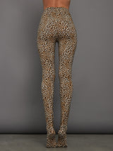 Legging W/ Footie - BB Leopard