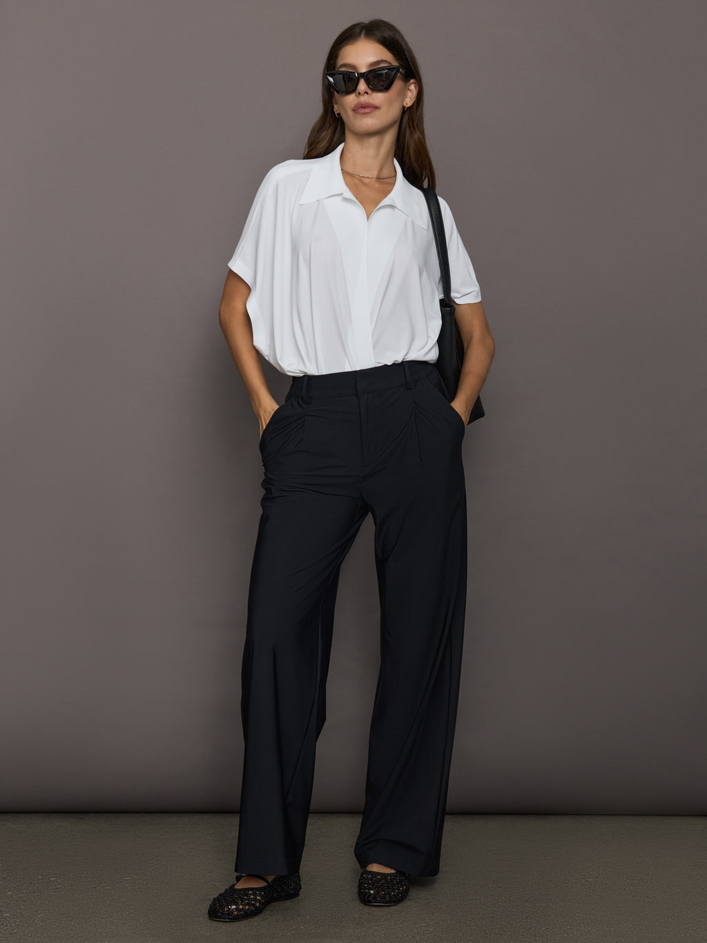 Norma Kamali Oversized Sleeveless NK Bodysuit